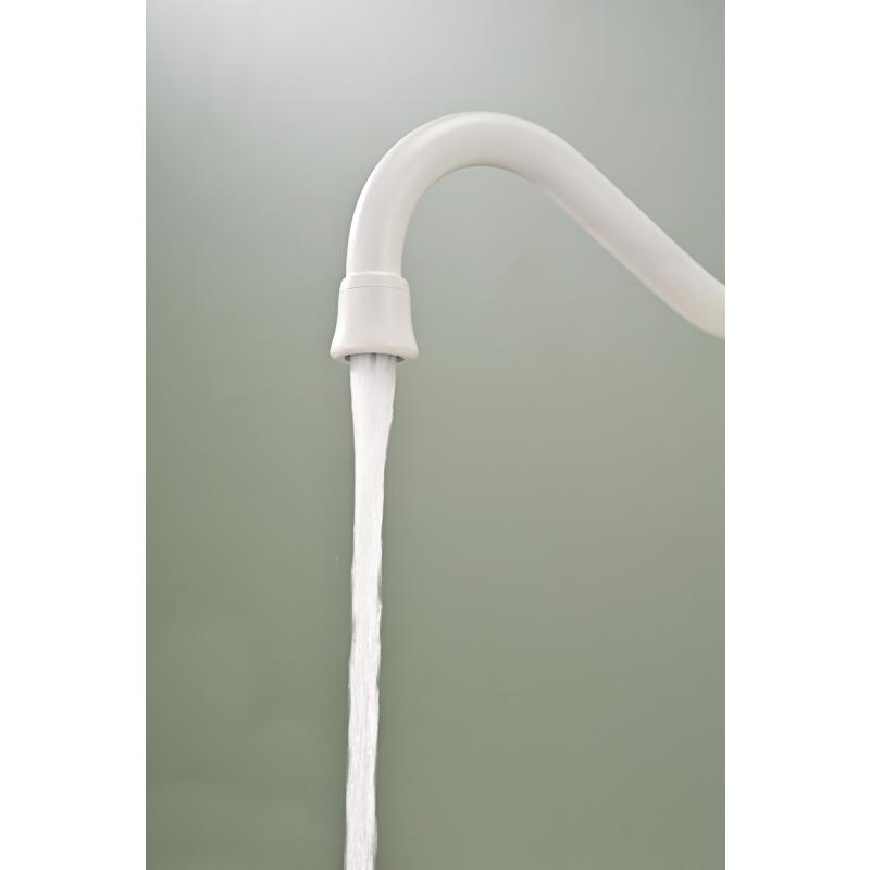 Смеситель для кухни Paulmark Retro Re213226-431 Белый матовый