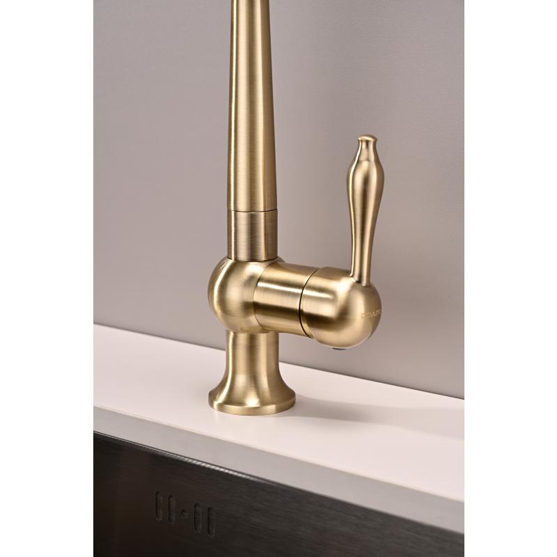 Смеситель для кухни Paulmark Retro Re213226-BR Бронза