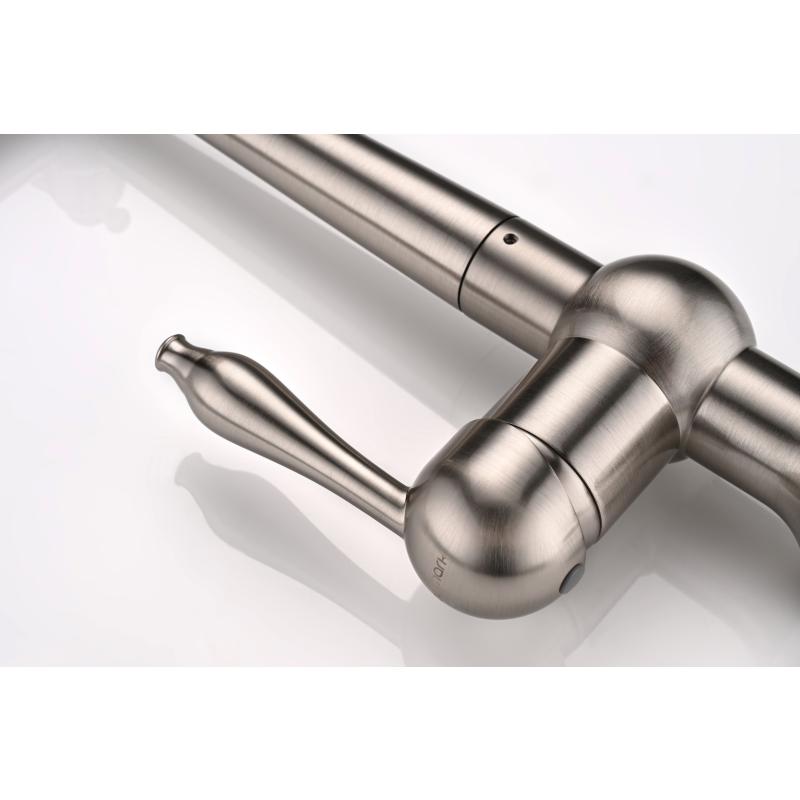 Смеситель для кухни Paulmark Retro Re213226-NI Никель