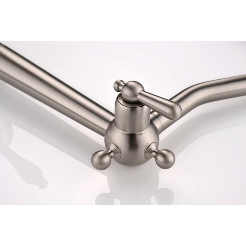 Смеситель для кухни Paulmark Retro Re213226-NI Никель