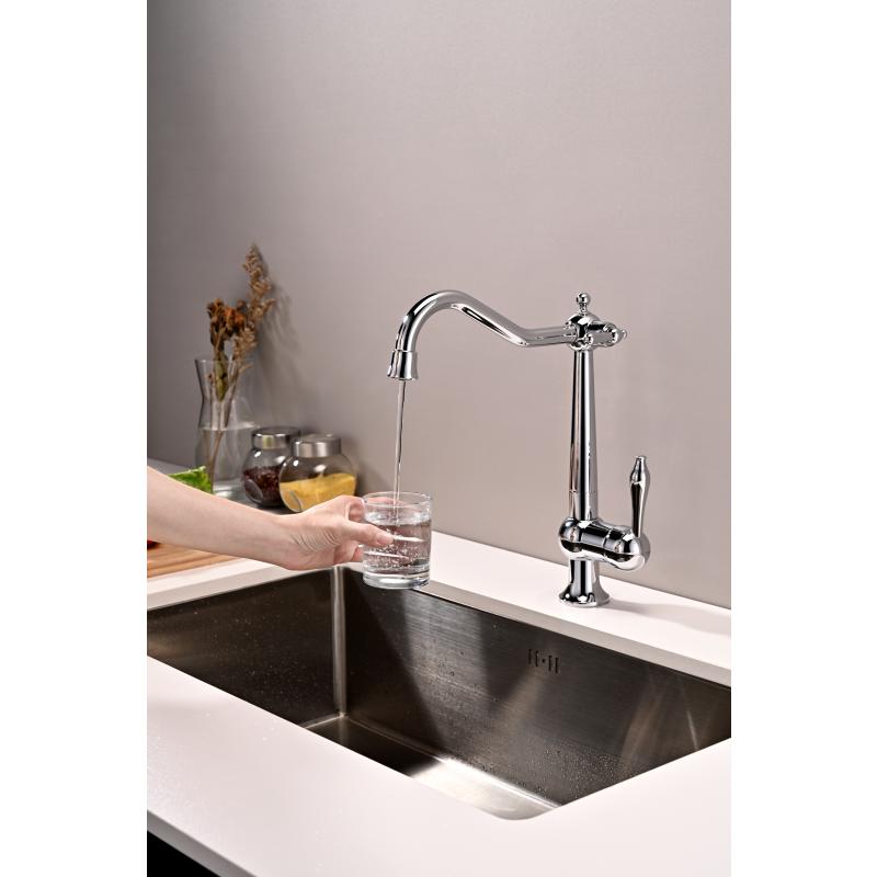 Смеситель для кухни Paulmark Retro Re213226-CR Хром