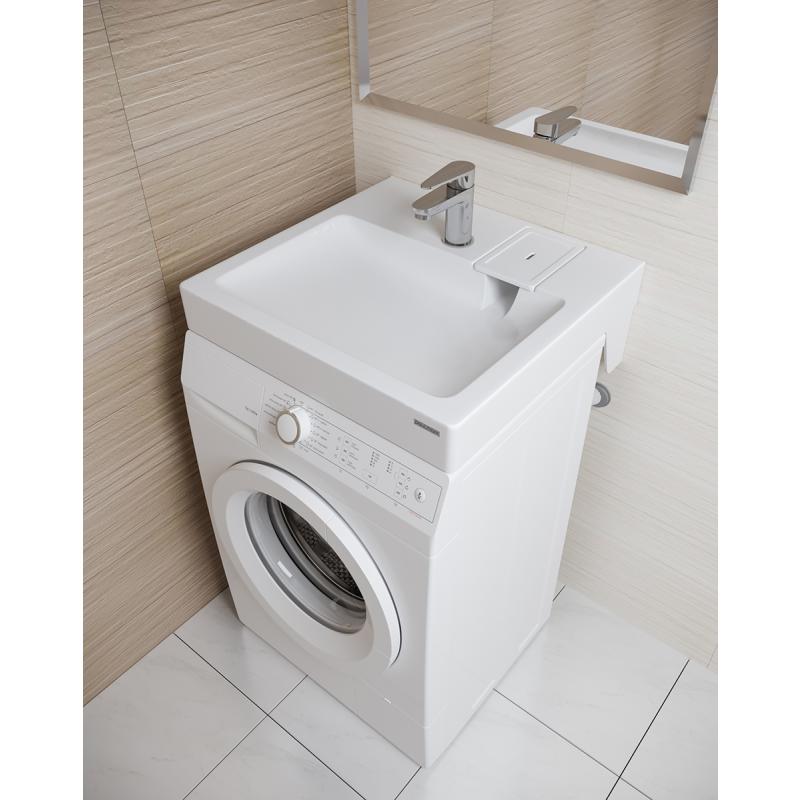 Раковина Paulmark Berg 60 PM710431 на стиральную машину Белая