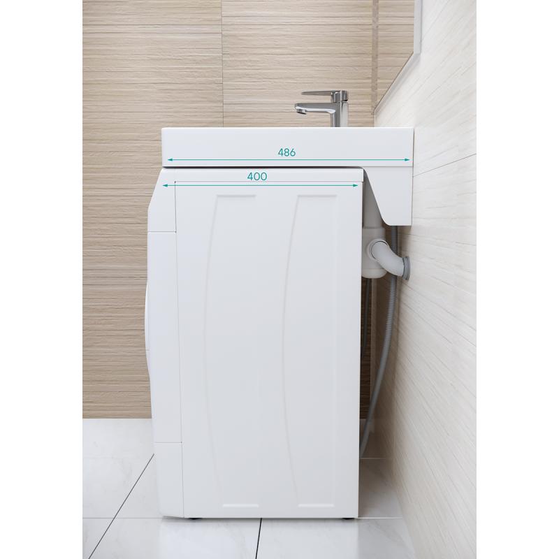 Раковина Paulmark Berg 60 PM710431 на стиральную машину Белая