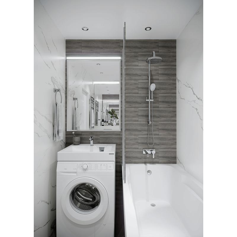 Раковина Paulmark Berg 60 PM710431 на стиральную машину Белая