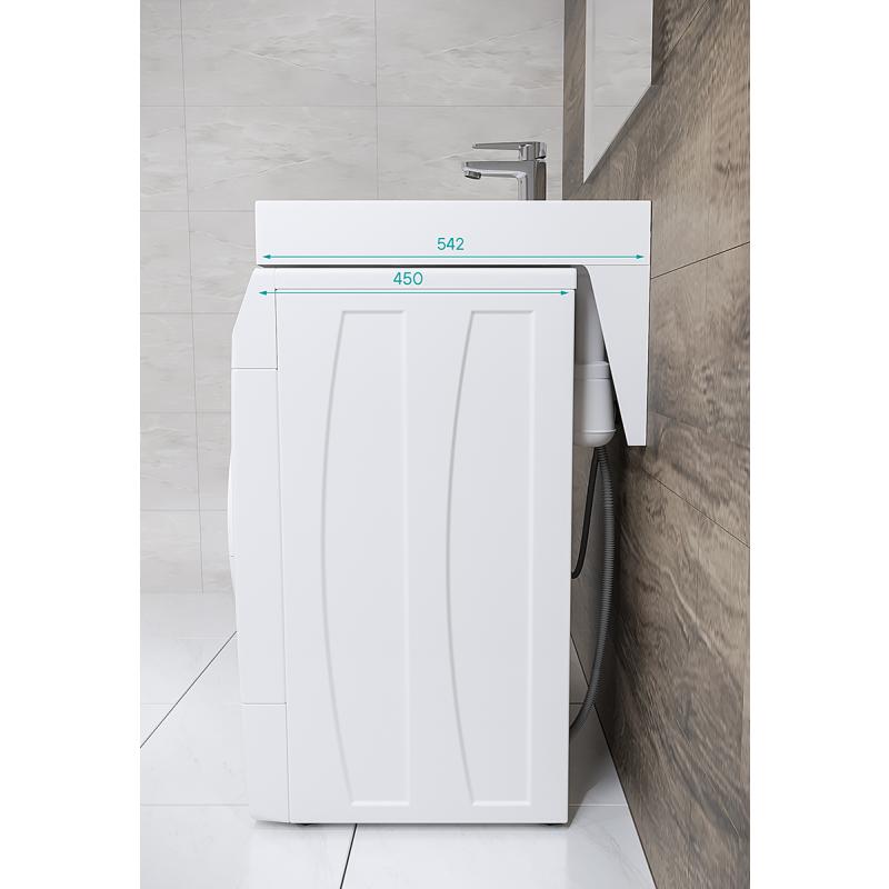 Раковина Paulmark Mond 60 PM720431 на стиральную машину Белая