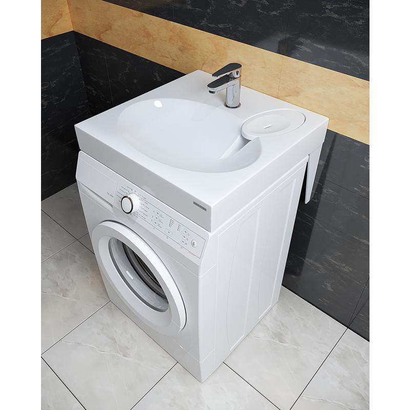 Раковина Paulmark Stern 60 PM700431 на стиральную машину Белая