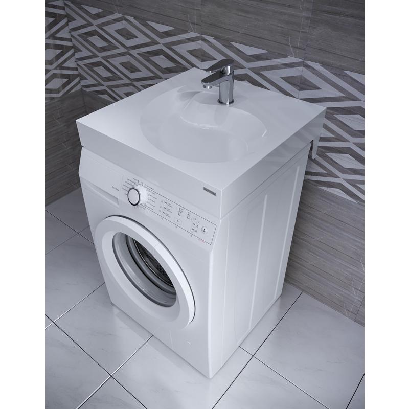 Раковина Paulmark Winken 60 PM740431 на стиральную машину Белая