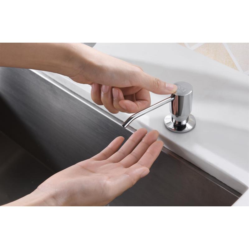 Дозатор для моющего средства Paulmark Rein D002CR Хром