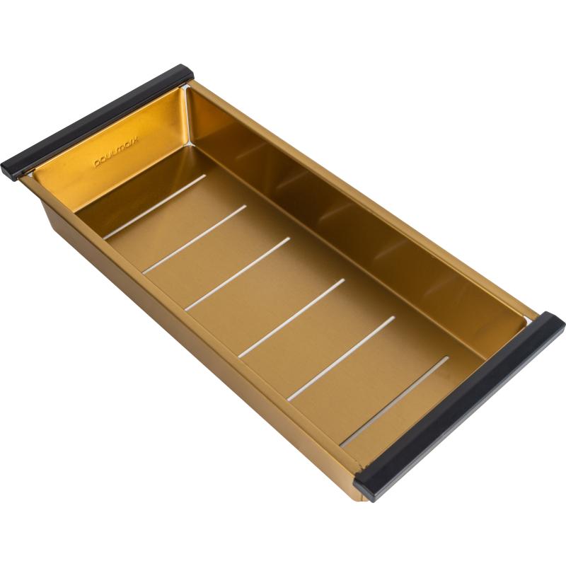 Коландер Paulmark Advance A450-BG для кухонной мойки, брашированное золото