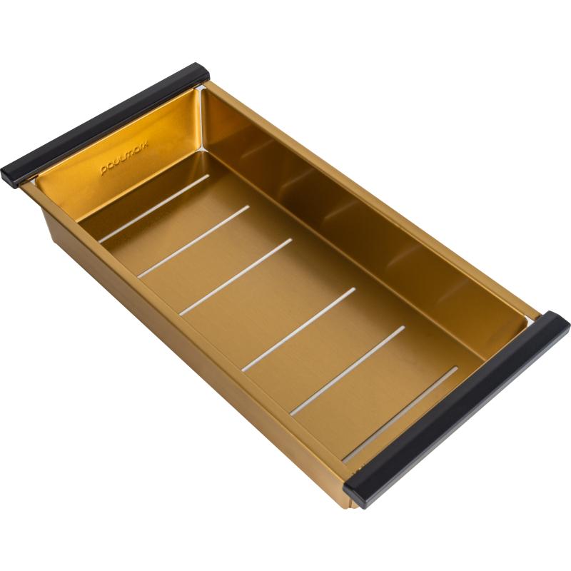 Коландер Paulmark Advance A405-BG для кухонной мойки, брашированное золото