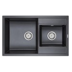 Мойка кухонная Paulmark Tandem 80/1.5 PM238250-BLM и...