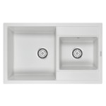 Мойка кухонная Paulmark Tandem 80/1.5 PM238250-WH из...