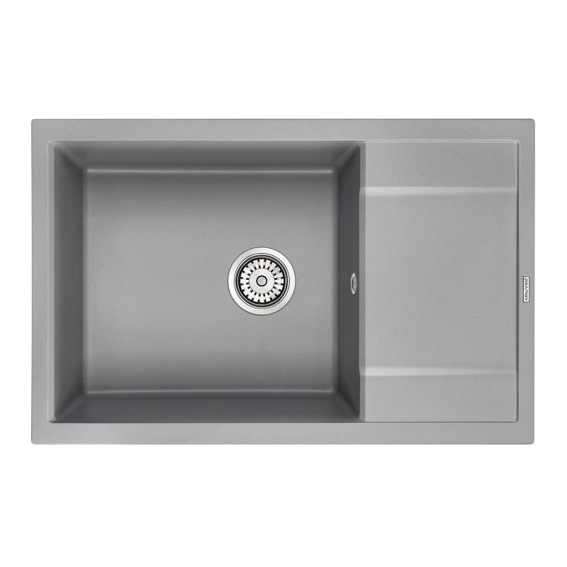 Кухонная мойка Paulmark Verlass PM317850-GRM Серый металлик Кухонная мойка Paulmark Verlass PM317850-GRM Серый металлик