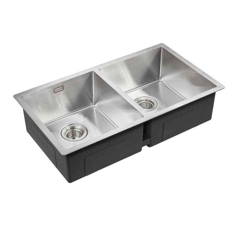 Кухонная мойка Paulmark Dopplet 78 PM507844-BS Брашированная сталь