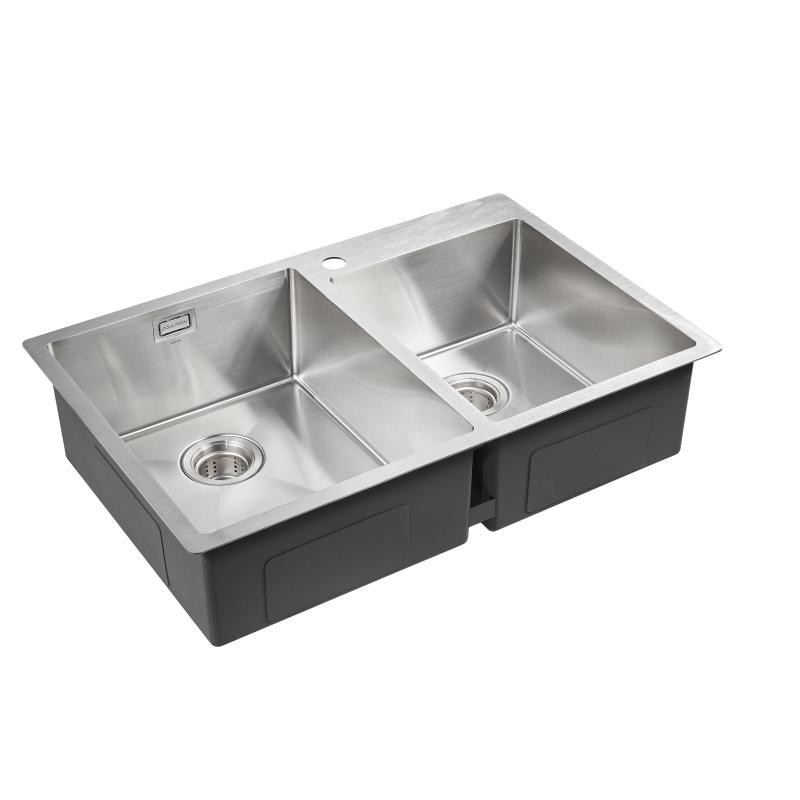 Кухонная мойка Paulmark Berman 78 PM517851-BS Брашированная сталь