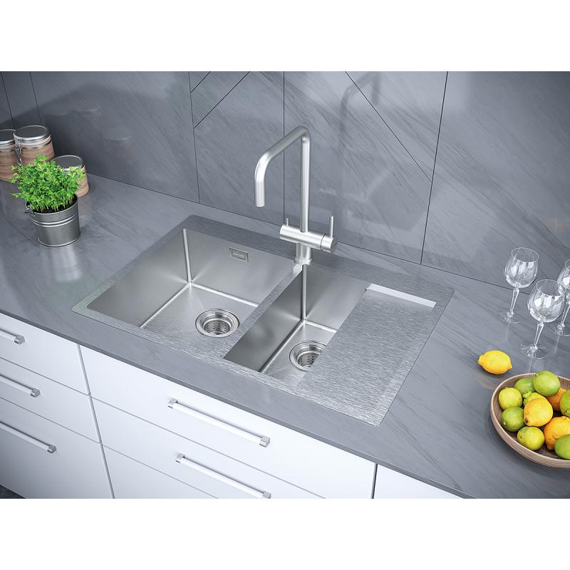 Кухонная мойка Paulmark Union 78 PM537851-BSL Брашированная сталь