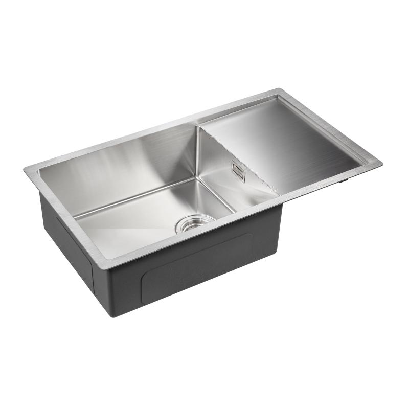 Кухонная мойка Paulmark Platte 78 PM807844-BS Брашированная сталь