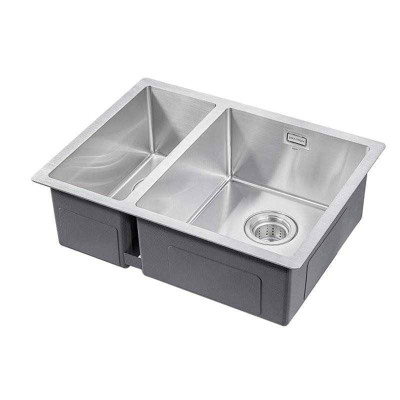 Кухонная мойка Paulmark Annex 59 PM545944-BSR Брашированная сталь