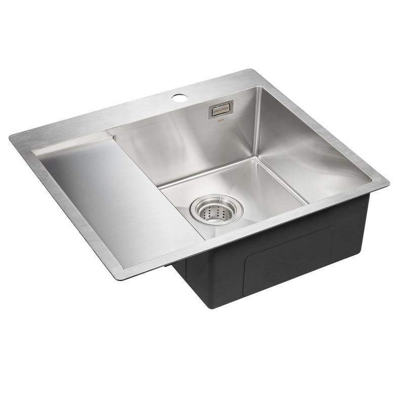 Кухонная мойка Paulmark Alster 59 PM825951-BSR Брашированная сталь