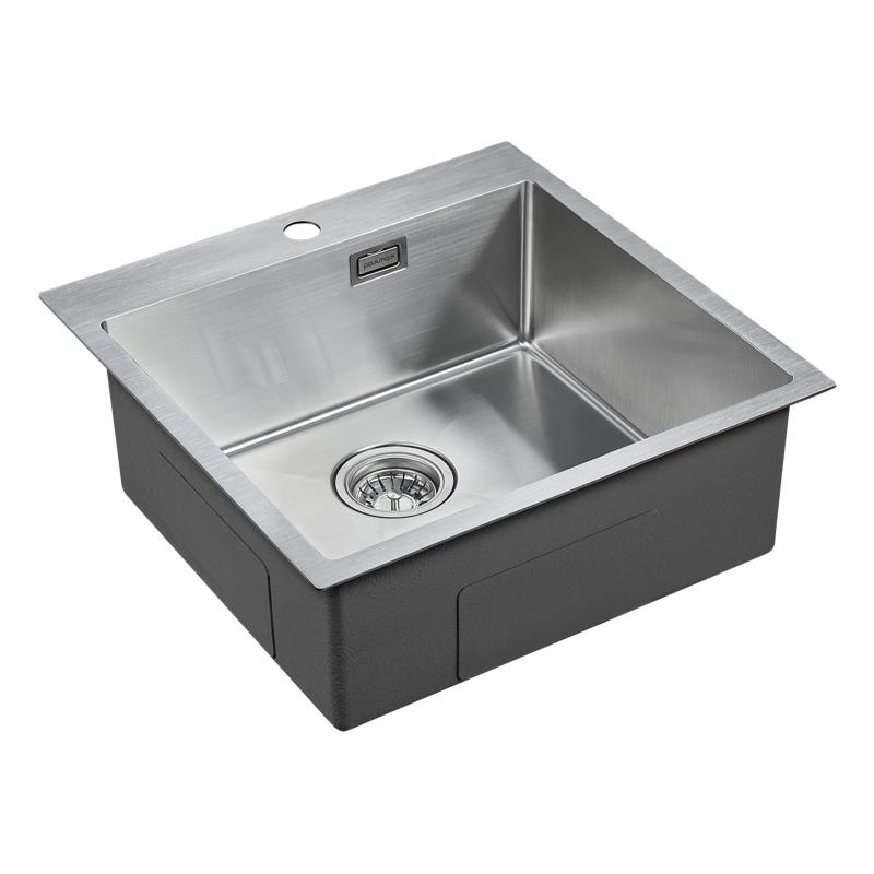 Кухонная мойка Paulmark Velten 51 PM905151-BS Брашированная сталь