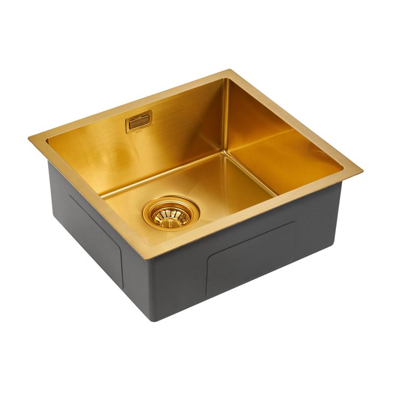 Кухонная мойка Paulmark Weser 48 PM804844-BG Брашированное золото