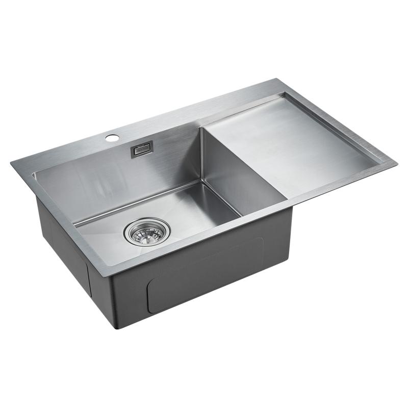 Кухонная мойка Paulmark Elde 78 PM807851-BSL Брашированная сталь