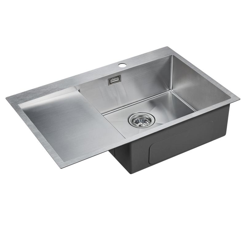 Кухонная мойка Paulmark Elde 78 PM807851-BSR Брашированная сталь