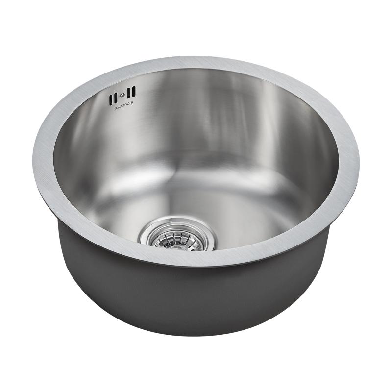 Кухонная мойка Paulmark Werra 46 PM404646-BS Брашированная сталь