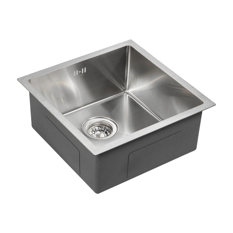 Кухонная мойка Paulmark Gerberg 44 PM214444-BS Брашированная сталь