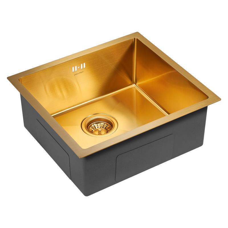 Кухонная мойка Paulmark Marx 48 PM214844-BG Брашированное золото