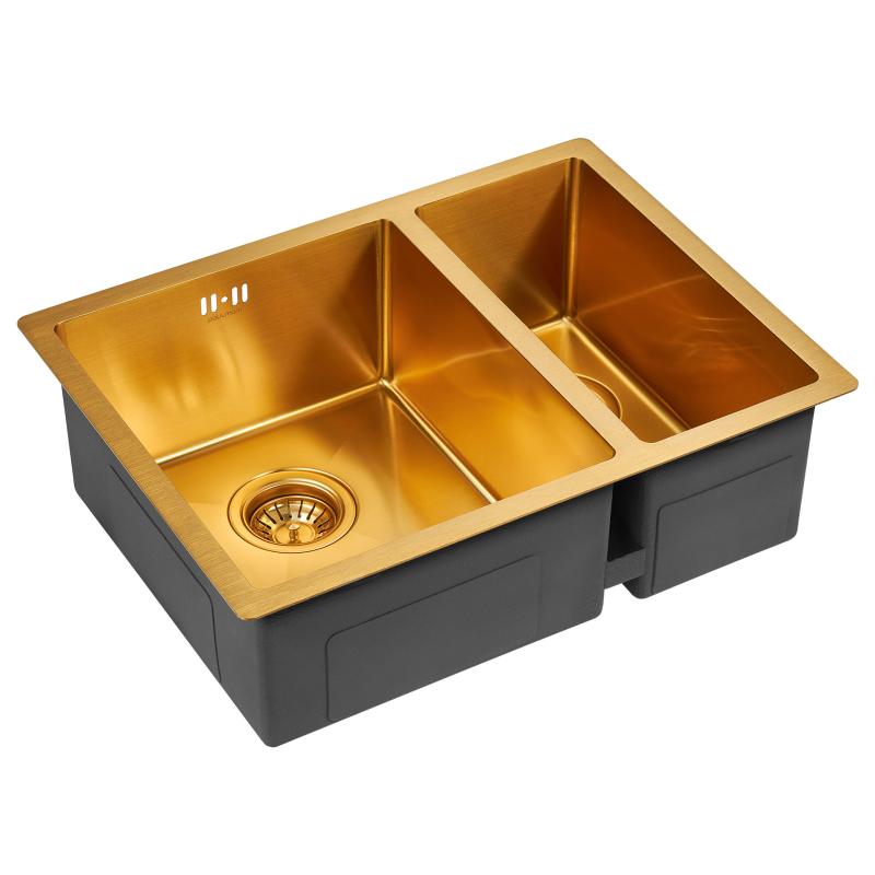 Кухонная мойка Paulmark Zusat 59 PM225944-BGL Брашированное золото