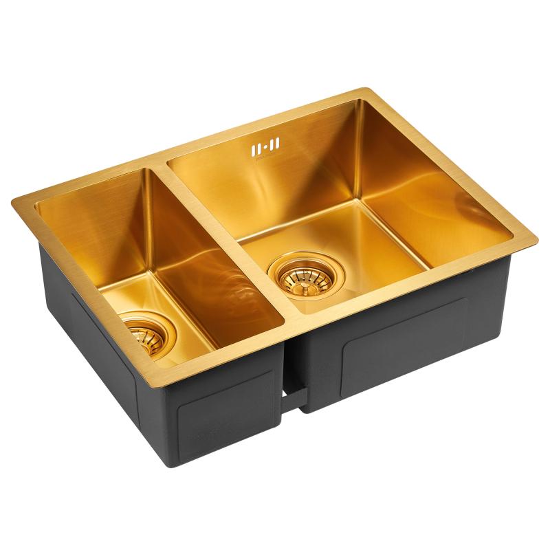 Кухонная мойка Paulmark Zusat 59 PM225944-BGR Брашированное золото