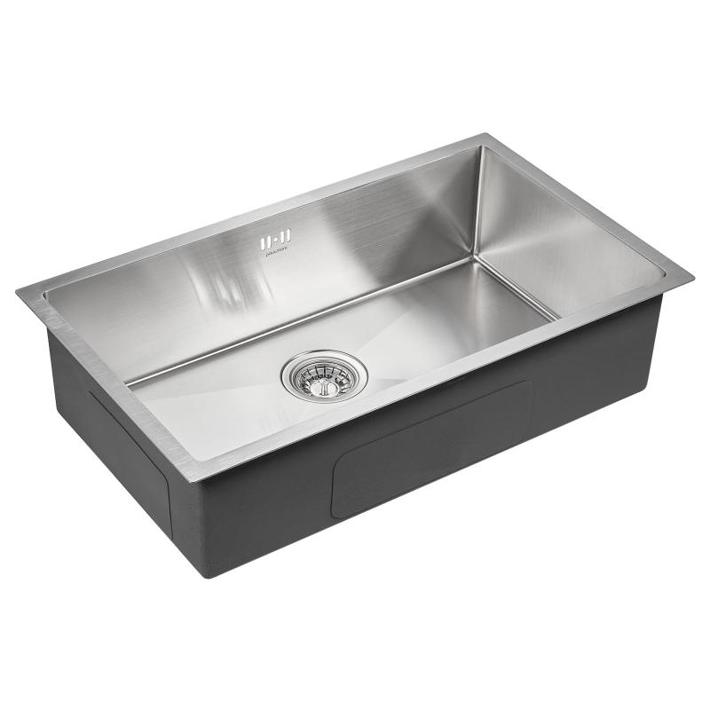 Кухонная мойка Paulmark Valde 74 PM217444-BS Брашированная сталь