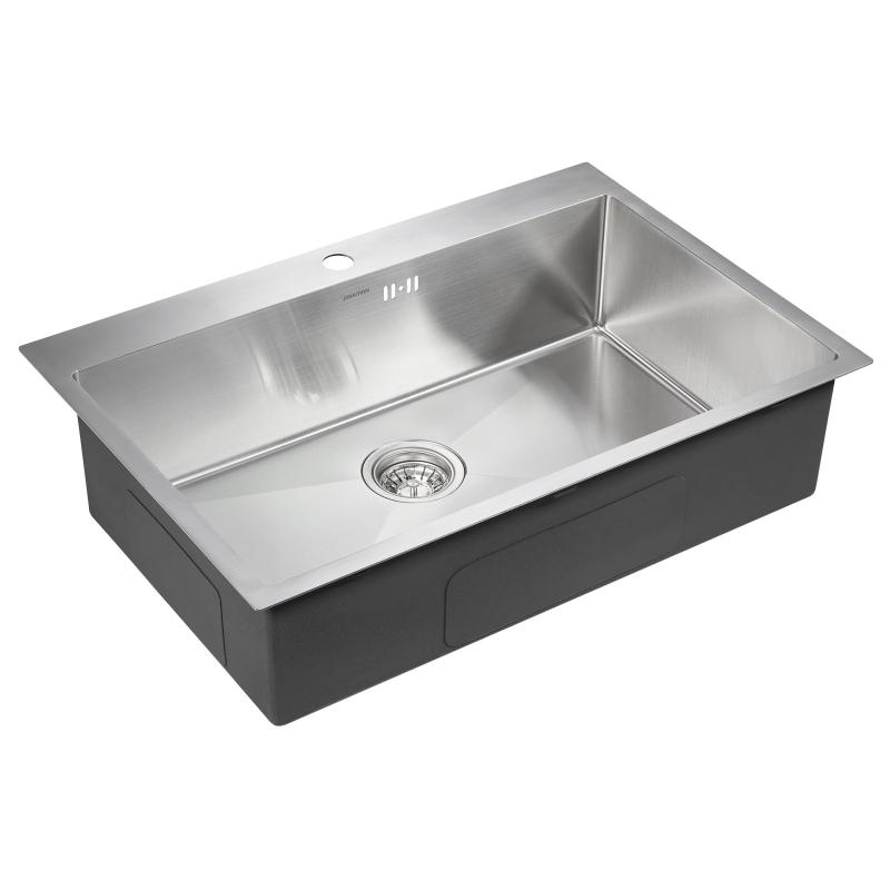 Кухонная мойка Paulmark Vast 75 PM217551-BS Брашированная сталь