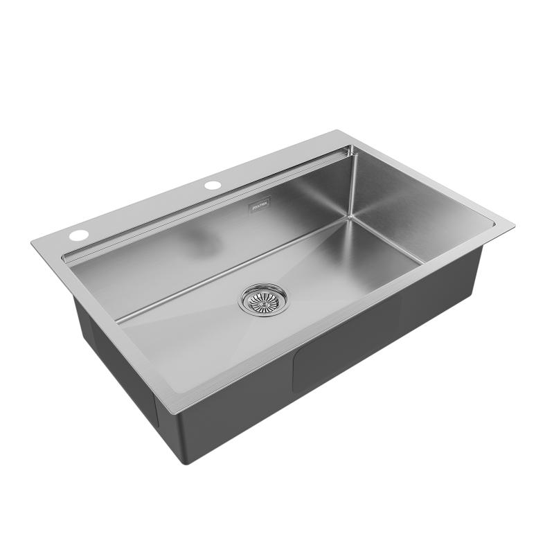 Кухонная мойка Paulmark Vast-Pro 75 PM707551-BS Брашированная сталь