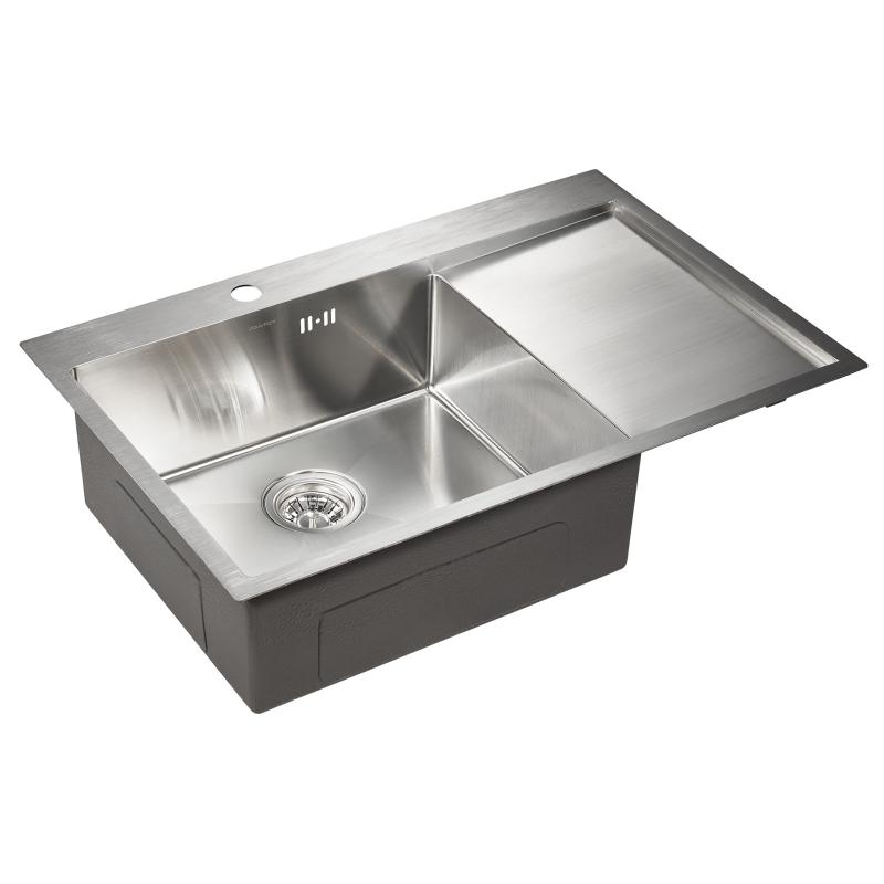 Кухонная мойка Paulmark Atlan EDGE 78 L PM777851-BSL Нержавеющая сталь