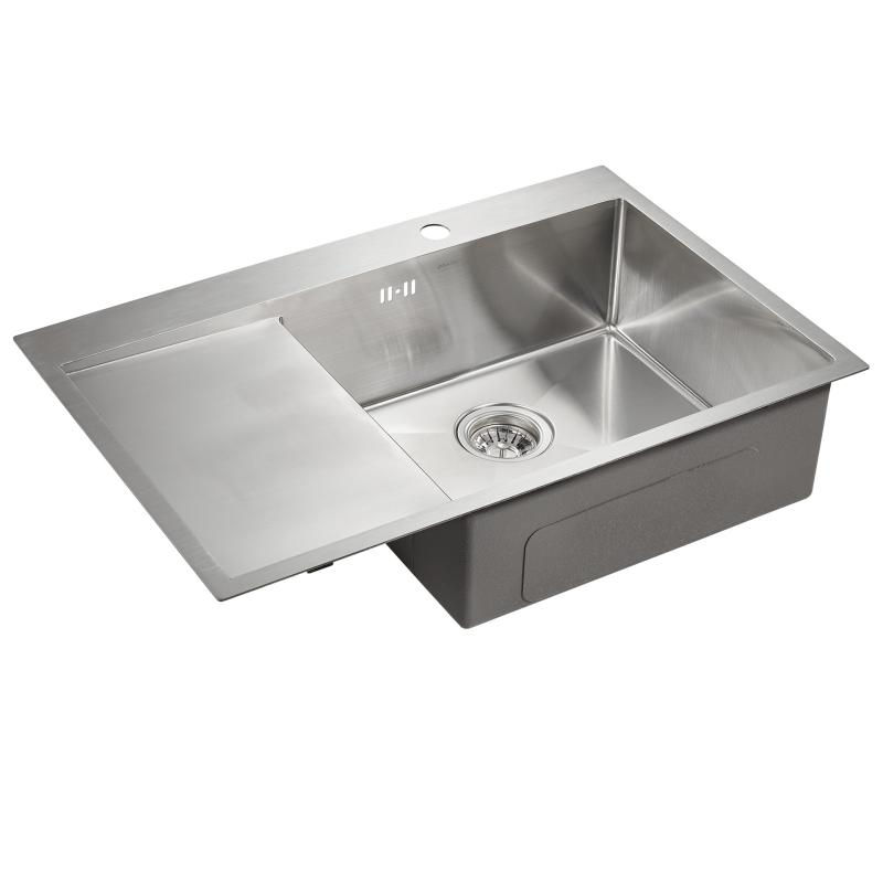 Кухонная мойка Paulmark Atlan EDGE 78 R PM777851-BSR Нержавеющая сталь