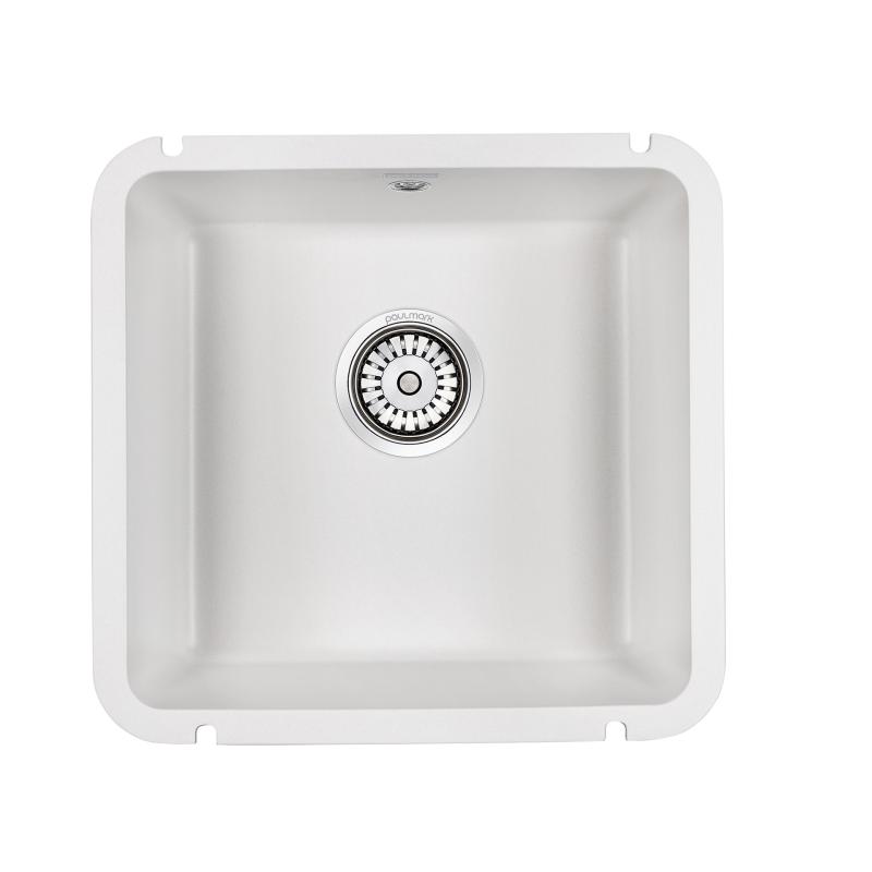 Кухонная мойка Paulmark Unter 45 PM204543-WH Белая