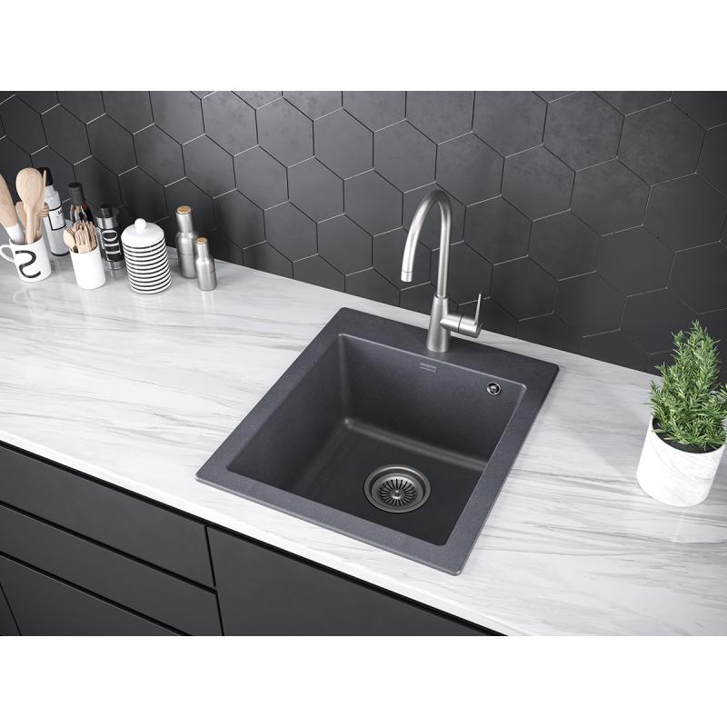 Кухонная мойка Paulmark Zemar 46 PM104651-DG Графит