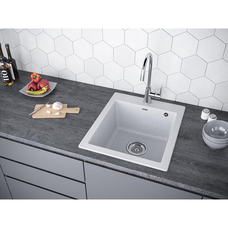 Кухонная мойка Paulmark Zemar 46 PM104651-GR Серая