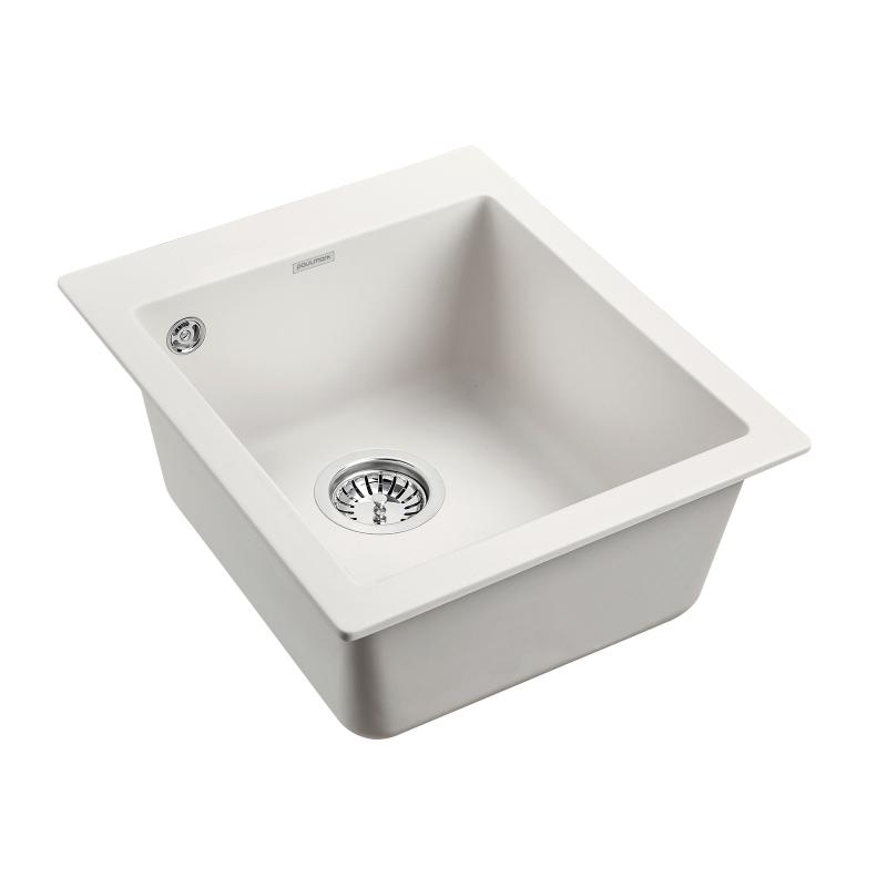 Кухонная мойка Paulmark Leer 41 PM104249-WH Белая