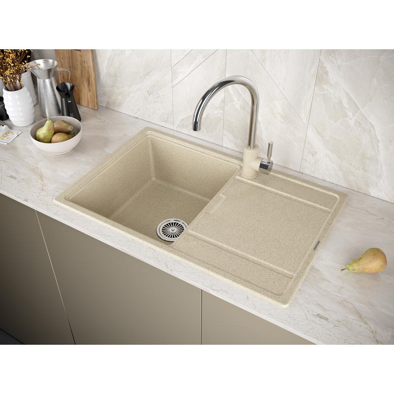 Кухонная мойка Paulmark Flugen 78 PM217850-BE Бежевая