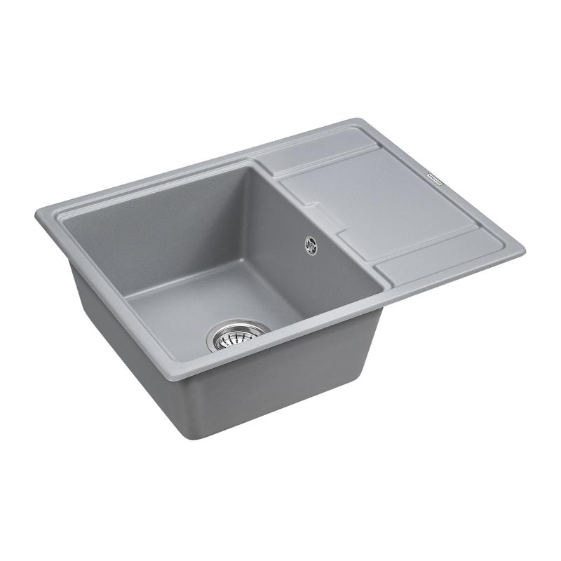 Кухонная мойка Paulmark Weimar 65 PM216550-GRM Серый металлик