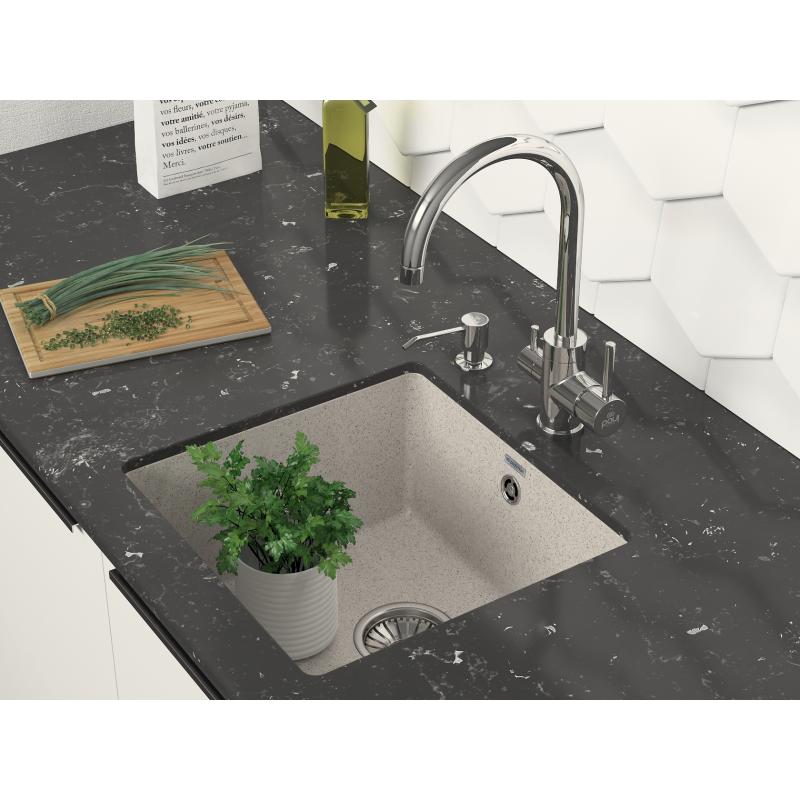 Кухонная мойка Paulmark Brilon 45 PM104546-BE Бежевая