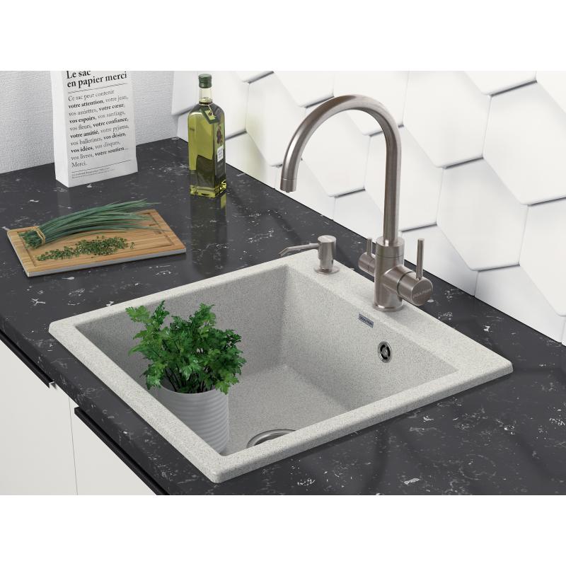 Кухонная мойка Paulmark Gera 55 PM205546-GR Серая