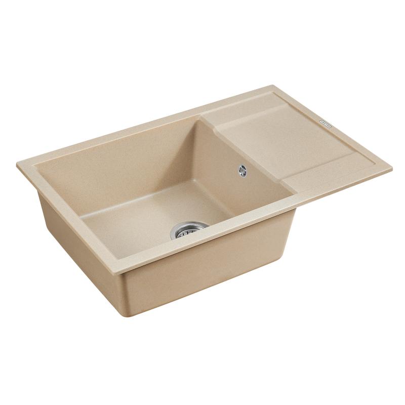 Мойка кухонная Paulmark Flugen 60-780 PM317850-QU из искусственного камня, кварц