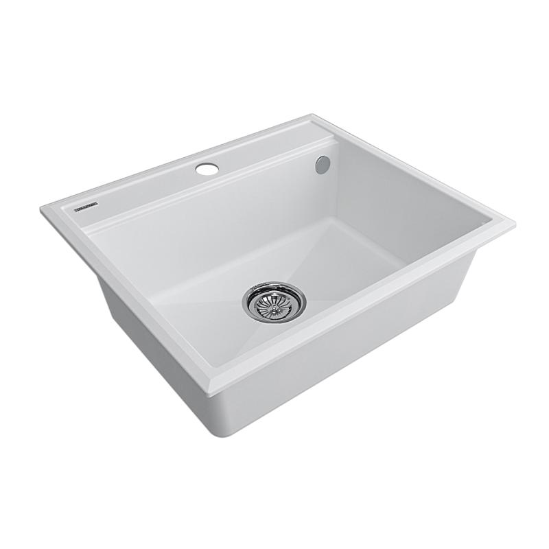 Кухонная мойка Paulmark Stepia-590 PM115951-WH Белая