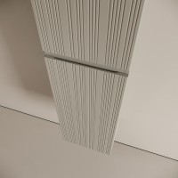 Пенал Sancos Code PCD35GP, 35 см, подвесной, серая платина