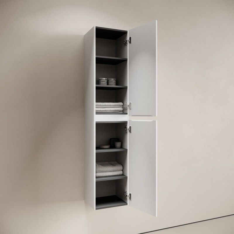 Пенал Sancos Code PCD35W, 35 см, подвесной, белый