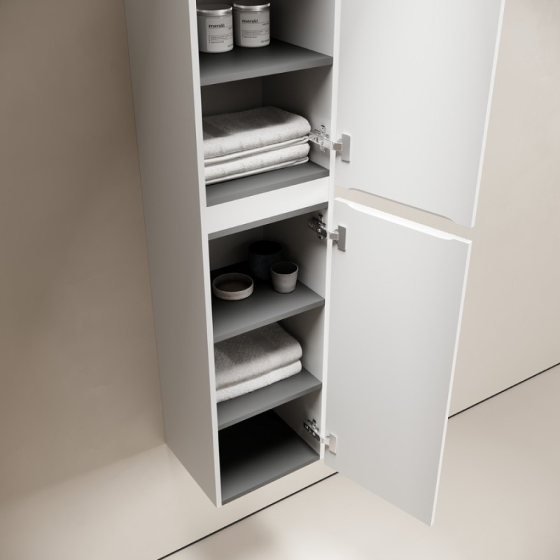 Пенал Sancos Code PCD35W, 35 см, подвесной, белый